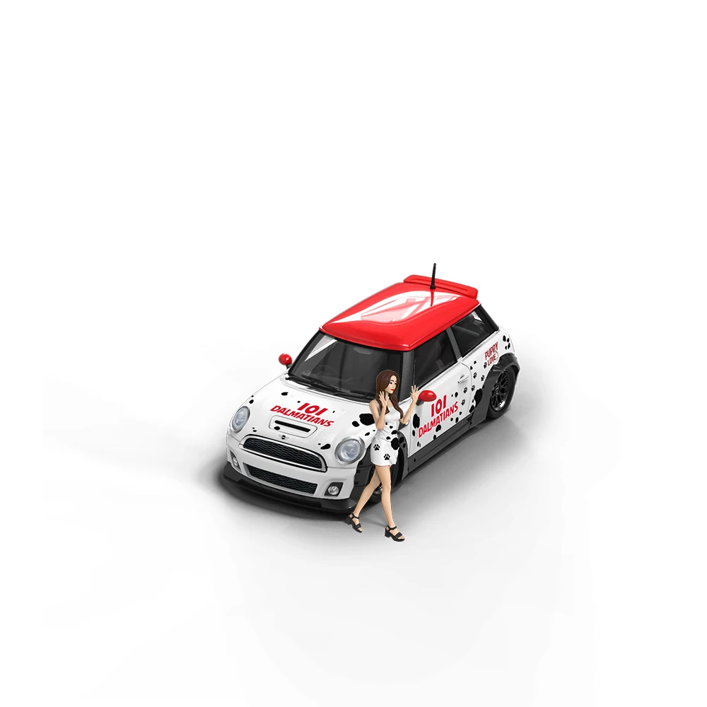 Timemicro 1:64 cooper-dalmatian-фигурка