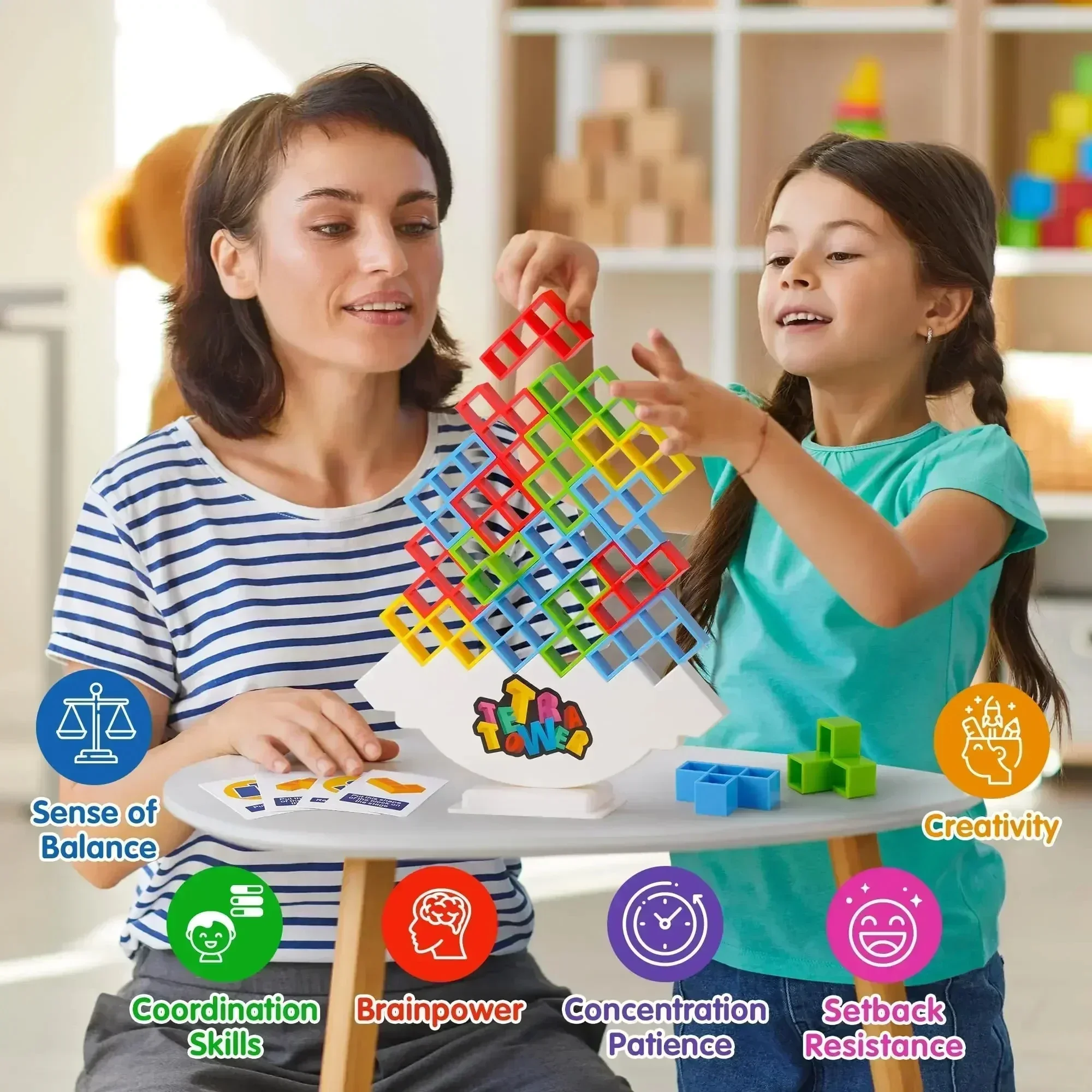 Пазлы tetra tower fun balance stacking - Фотография_2