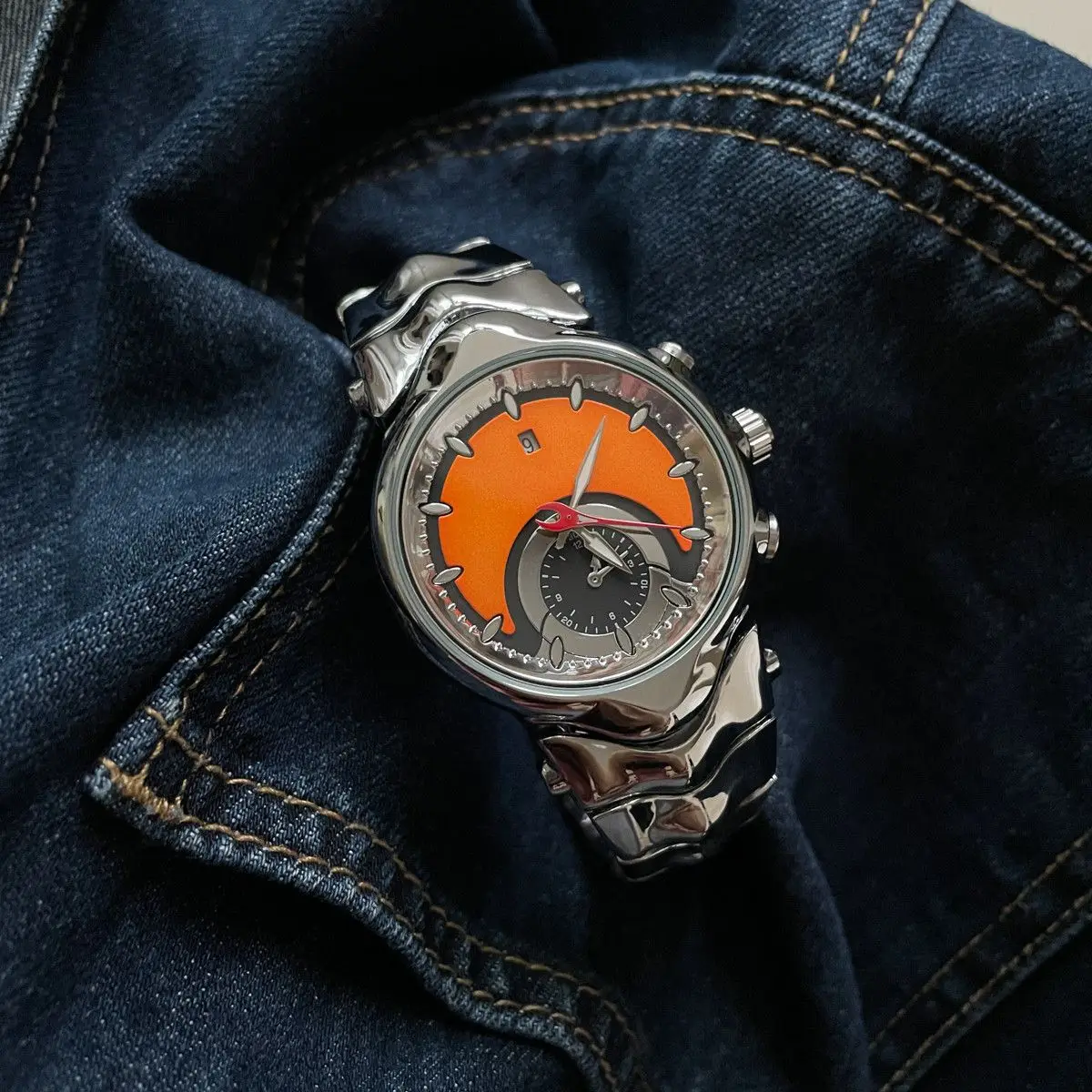 Y2k оригинальные часы мужские водонепроницаемые - Фотография_5