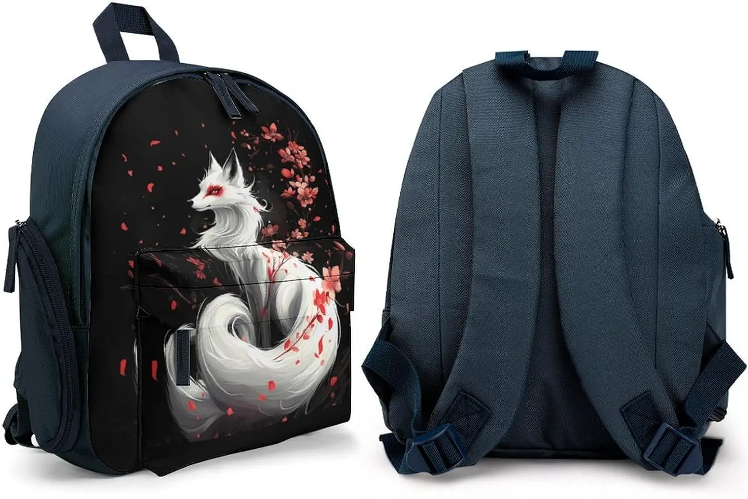 Японский дорожный рюкзак для ноутбука fox flowers - Фотография_4