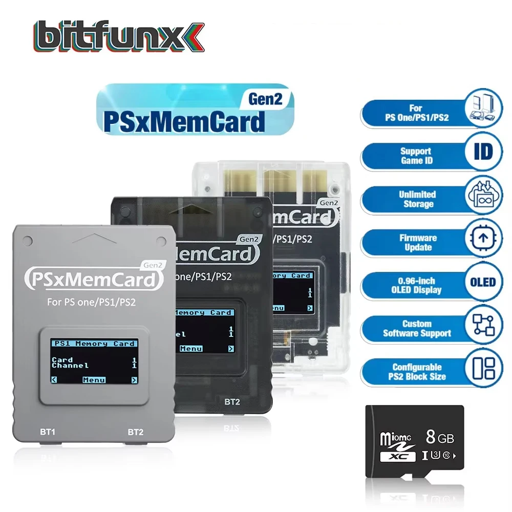 Bitfunx psxmemcard gen2 sd2psx