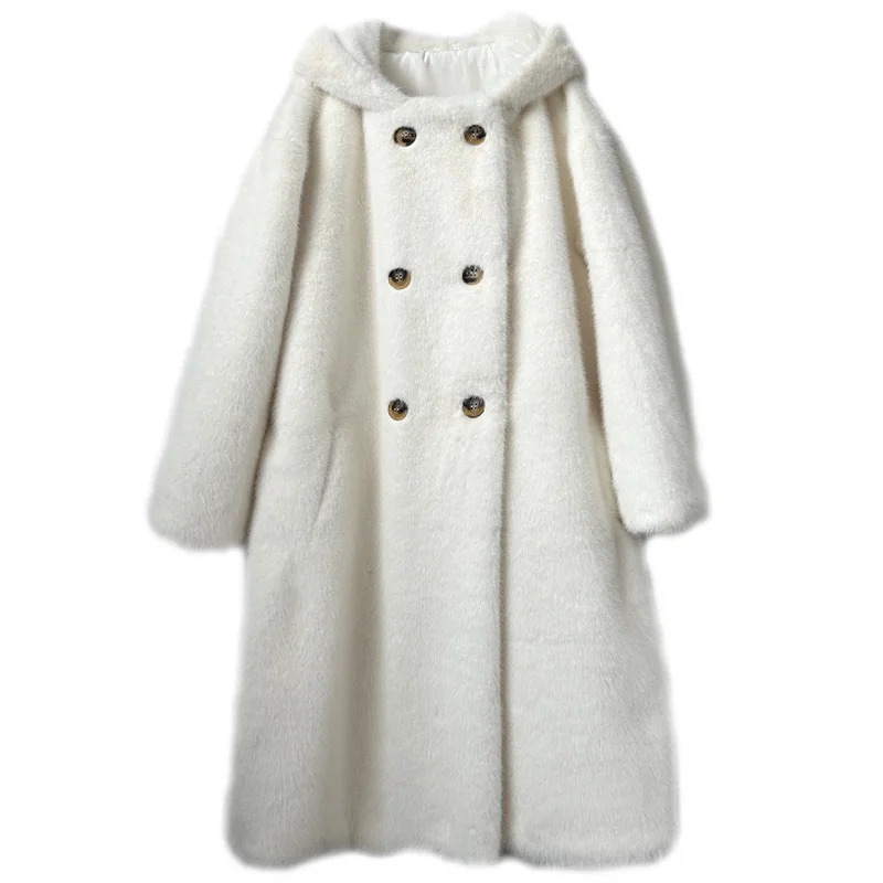 Женские шубы из искусственного норкового меха