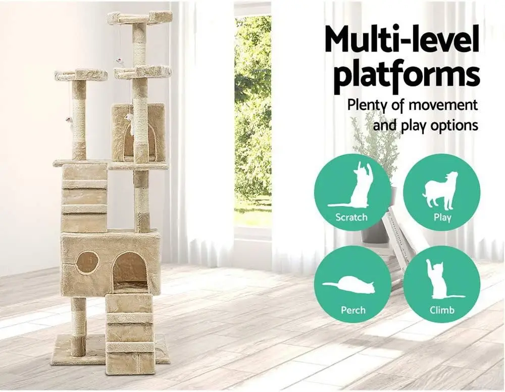 I.pet cat tree, большая башня для кошек - Фотография_6