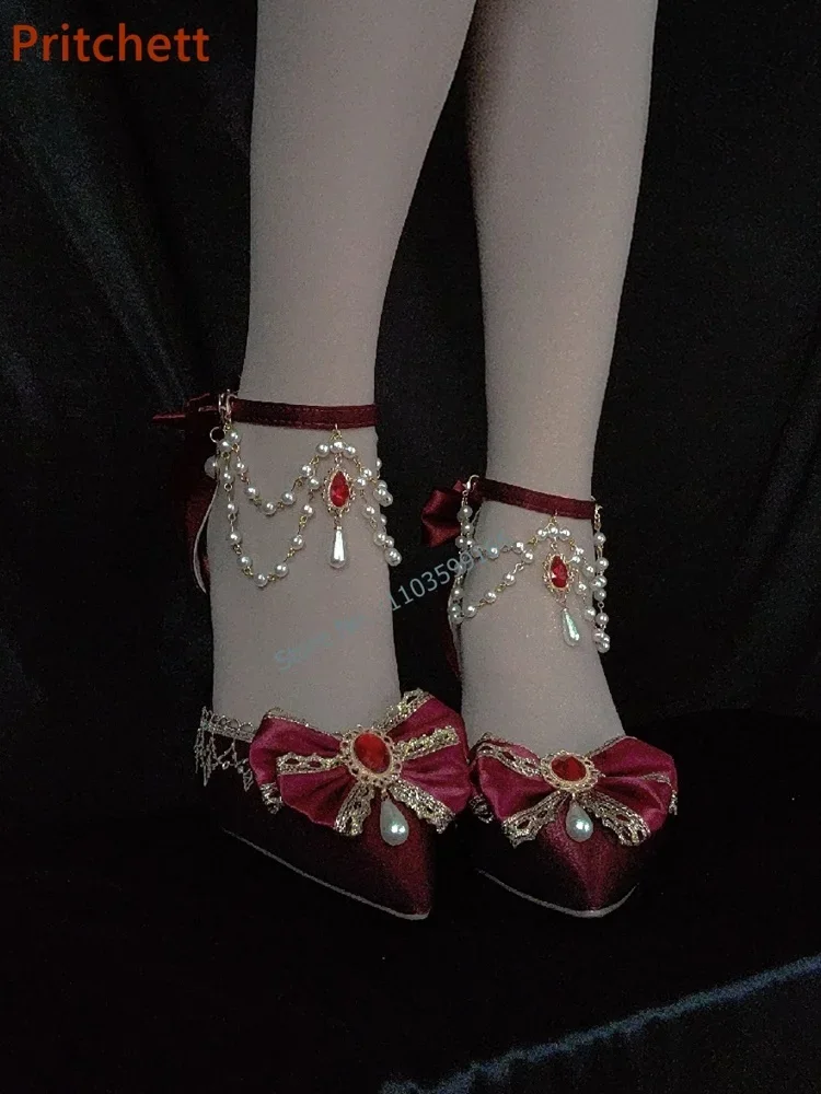 Туфли-лодочки женские на высоком каблуке - Фотография_5