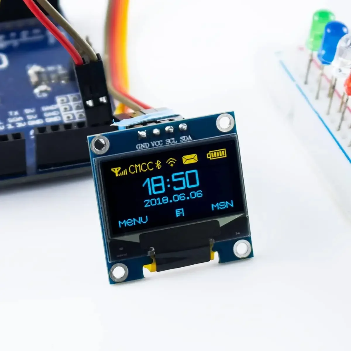 0,96-дюймовый oled-дисплей i2c iic - Фотография_3