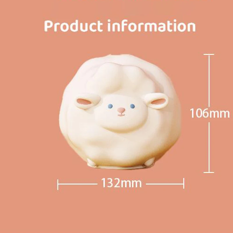 Милый мультяшный детский ночник с животным дизайном - Фотография_6