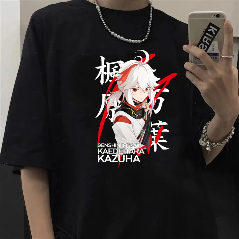 Женская футболка genshin impact kawaii hu tao graphic
