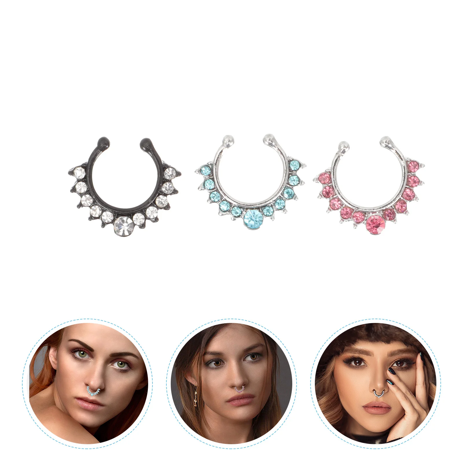 Кольца в носу для женщин - Фотография_6