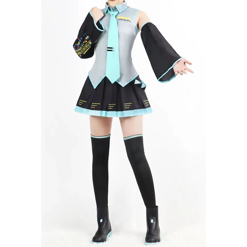 Костюм для косплея персонажа аниме hatsune miku miku - Фотография_2