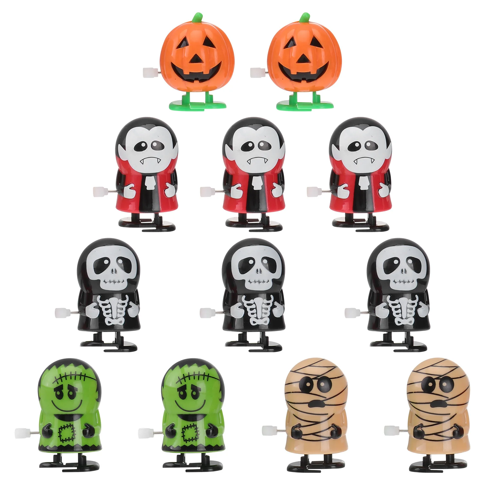 12-компонентные заводные роботы на хэллоуин разных цветов для вечеринок - Фотография_2