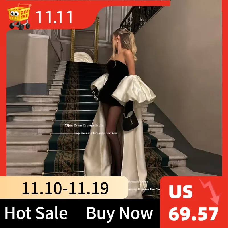 Xijun черно-белые сексуальные вечерние