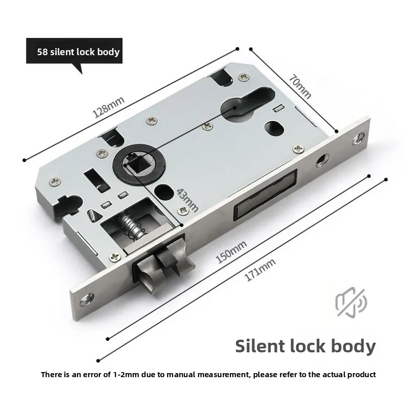 Новый античный бронзовый дверной замок для спальни в китайском стиле - Фотография_6