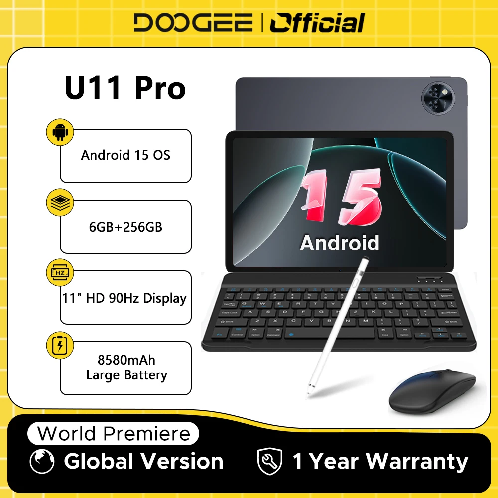 Doogee u11 pro android 15 планшет