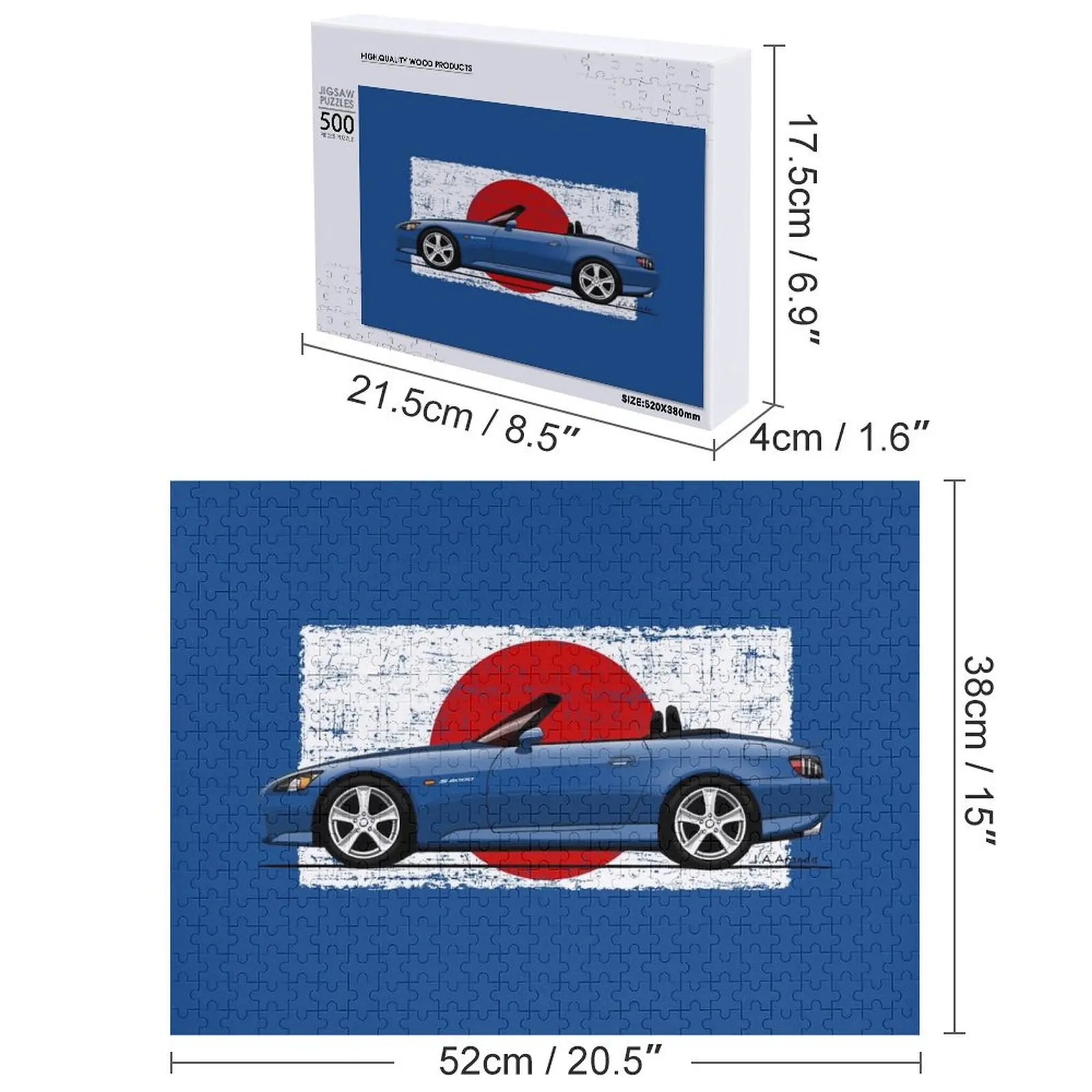Мой рисование от руки s2000 с флагом на фоне - Фотография_4