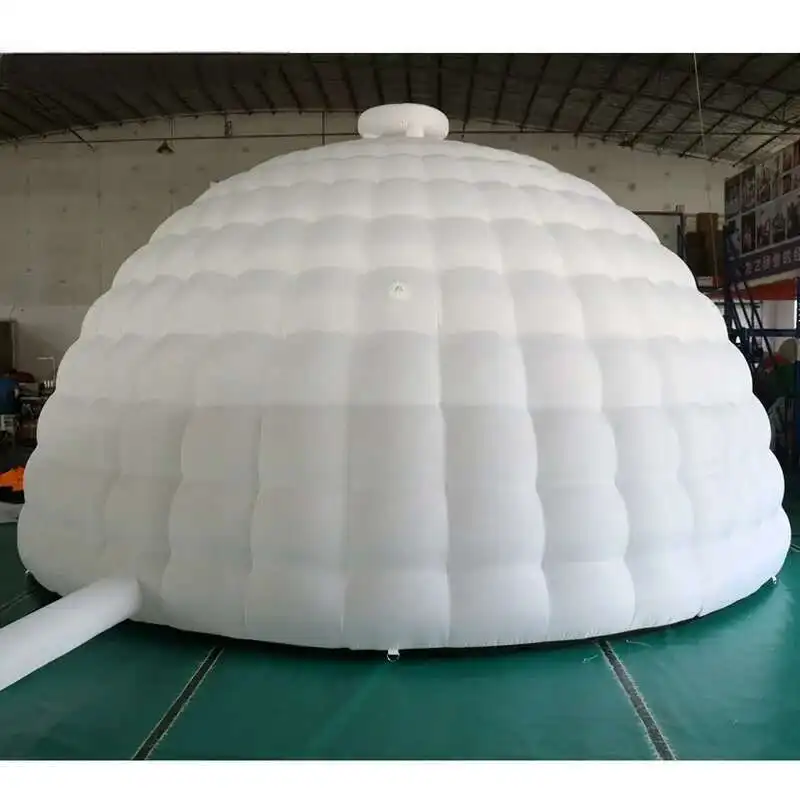 Маленькая палатка iatable white igloo dome 6x3 - Фотография_4