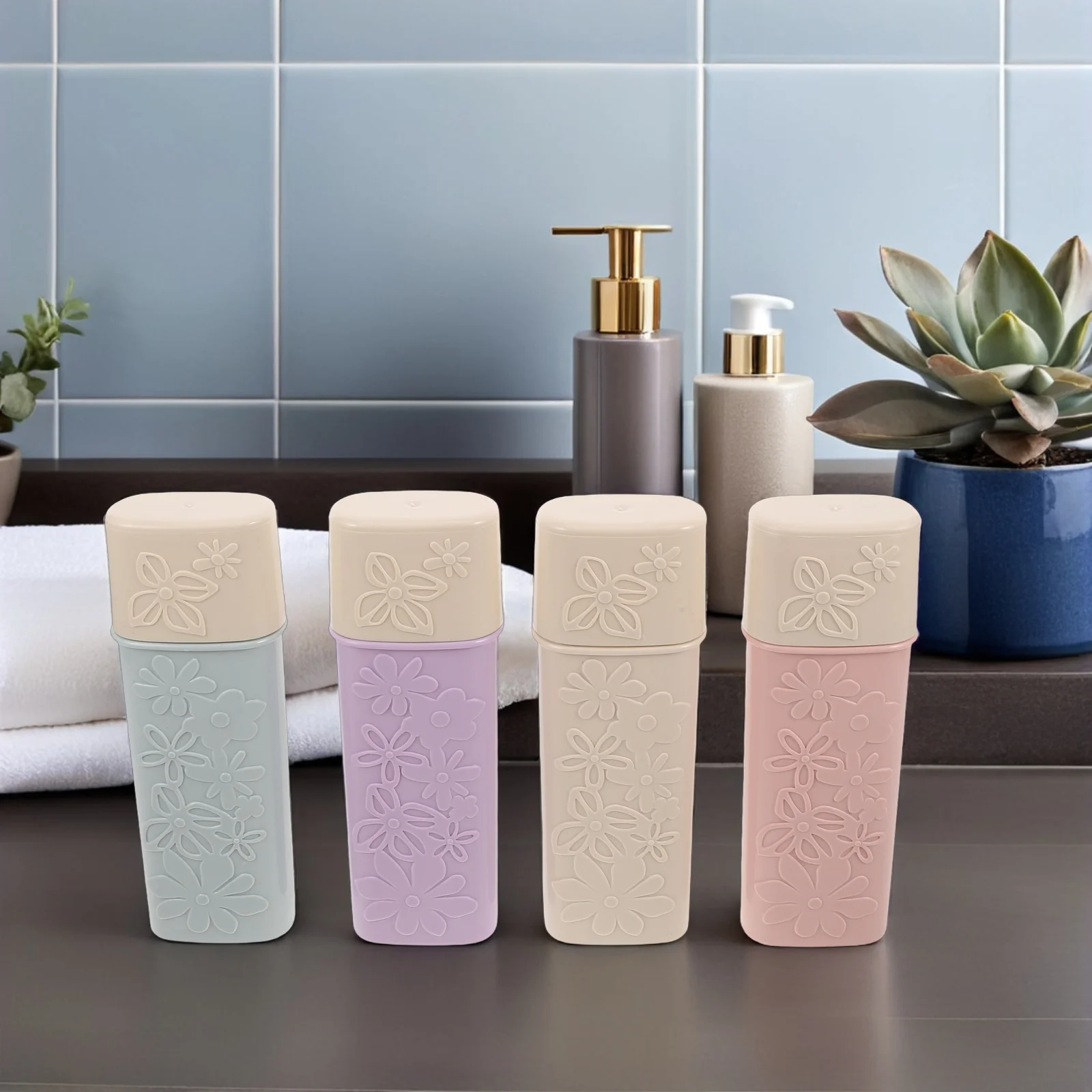 Резная однотонная коробка для зубных щеток - Фотография_3