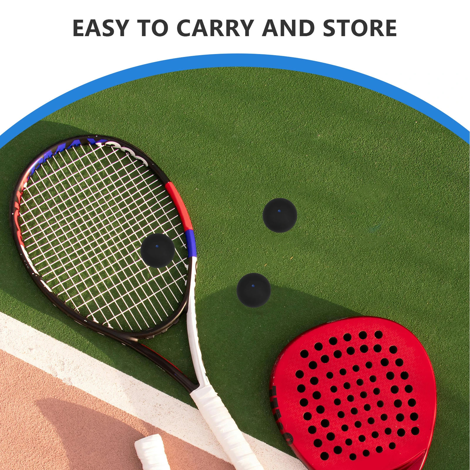 Резиновая ракетка для тренировок в сквошах - Фотография_5