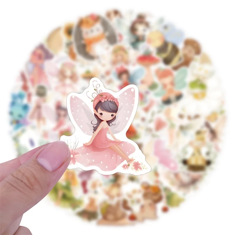 Kawaii ангел пвх наклейка эстетические - Фотография_6