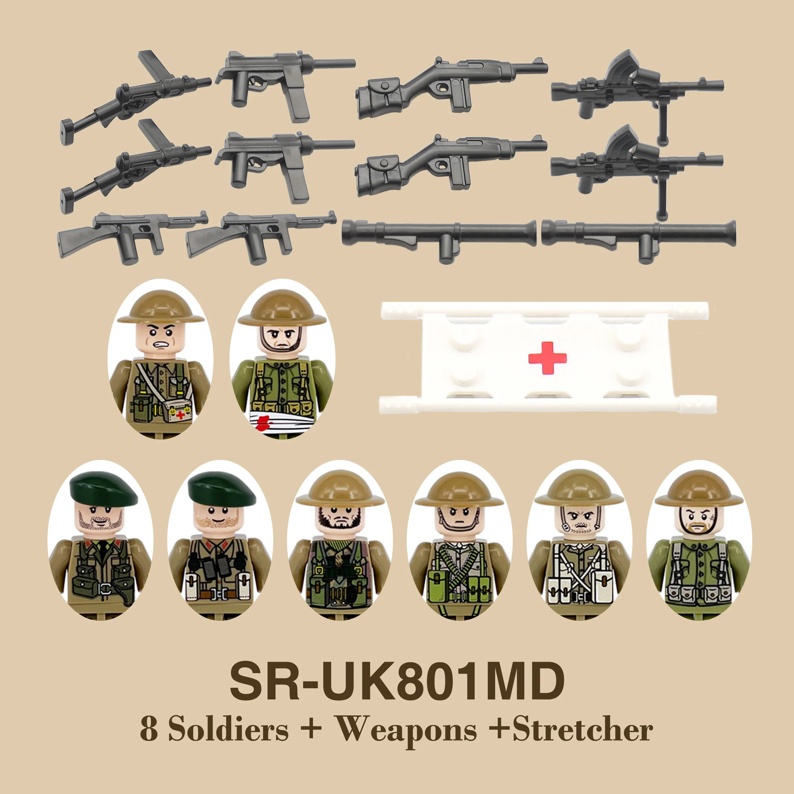 Diy ww2 пехота медицинский труп - Фотография_4