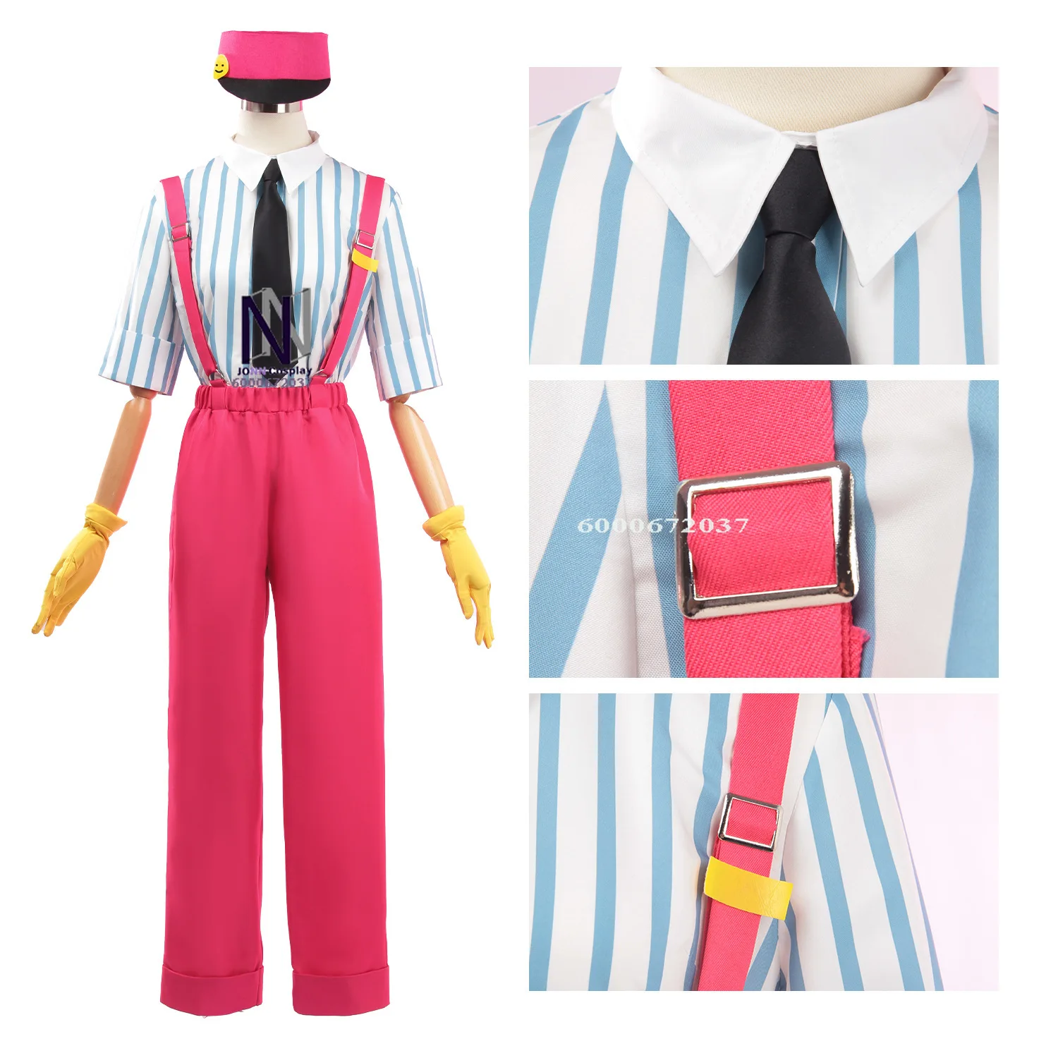 Аниме мику месмеризатор косплей - красный комбинезон teto - Фотография_2