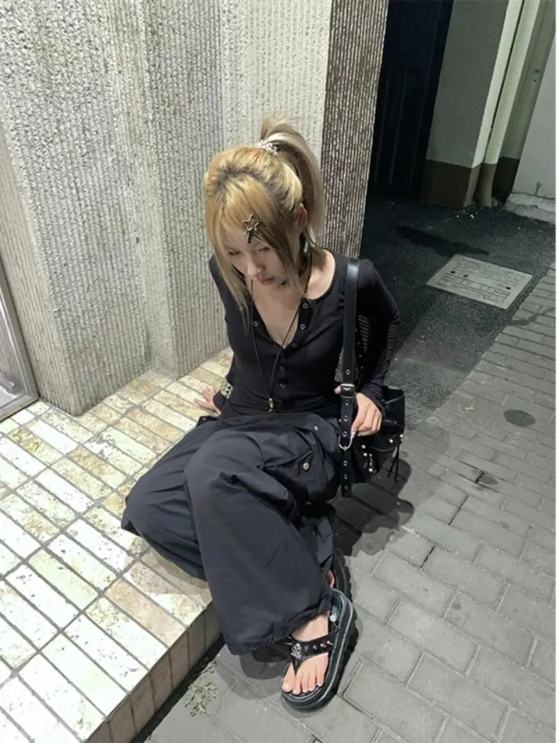 Tonngirls y2k японская футболка - Фотография_5