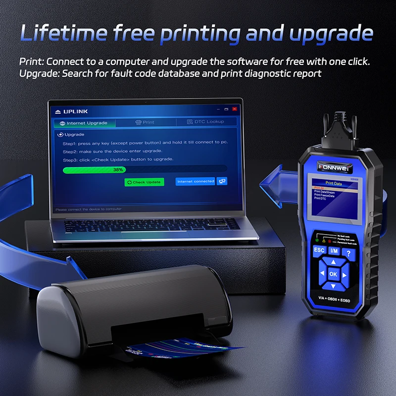 Konnwei kw450 obd2 сканер для диагностики - Фотография_6