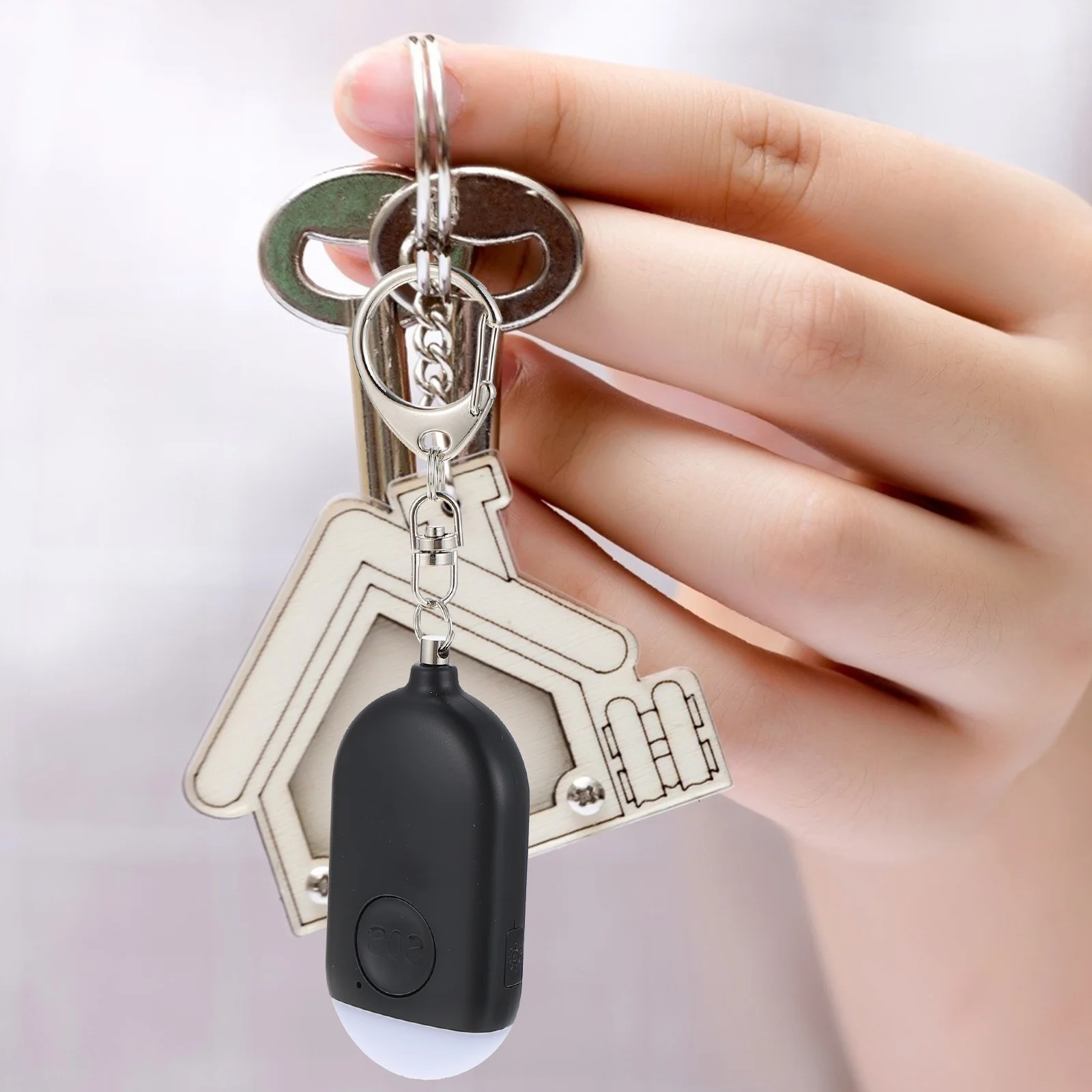 1 комплект, перезаряжаемая сигнализация против волка - Фотография_2