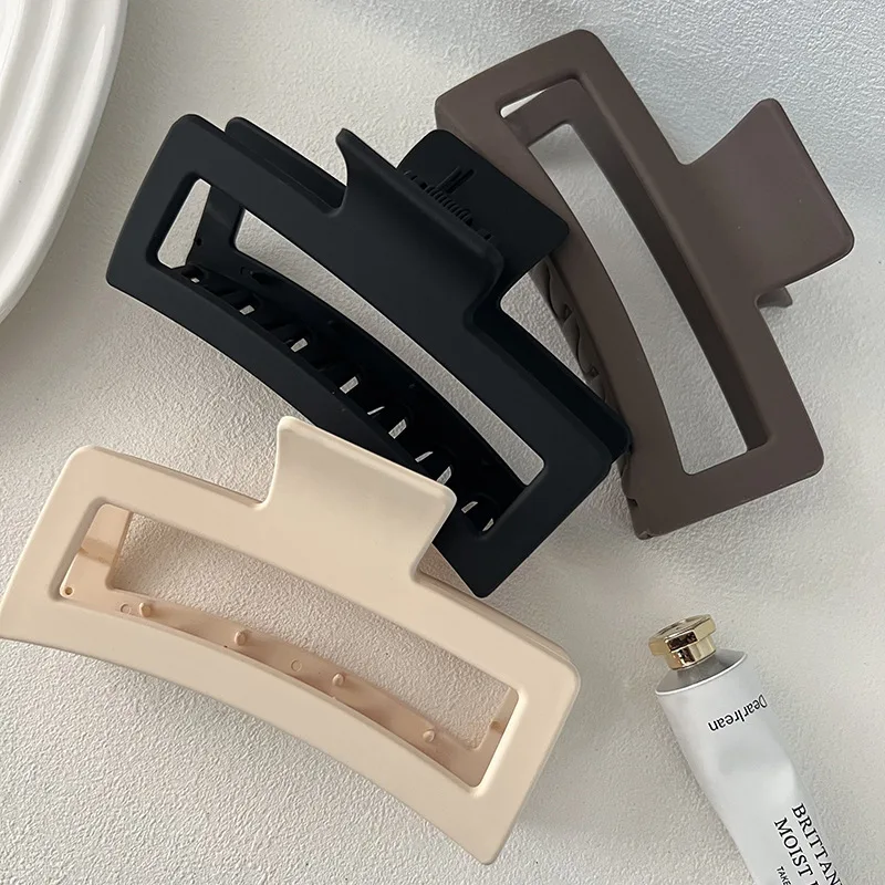 Заколка-краб женская прямоугольная - Фотография_4