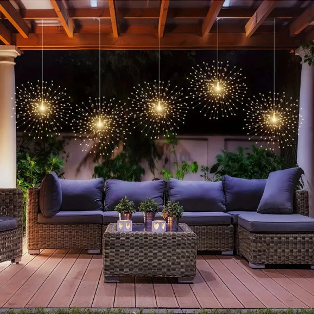 Diy фейерверк свет usb подвесная - Фотография_2