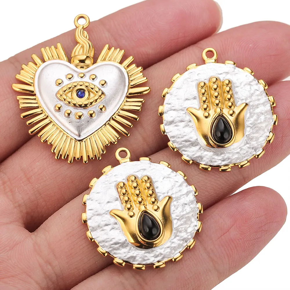 Позолоченные подвески из нержавеющей стали - Фотография_4