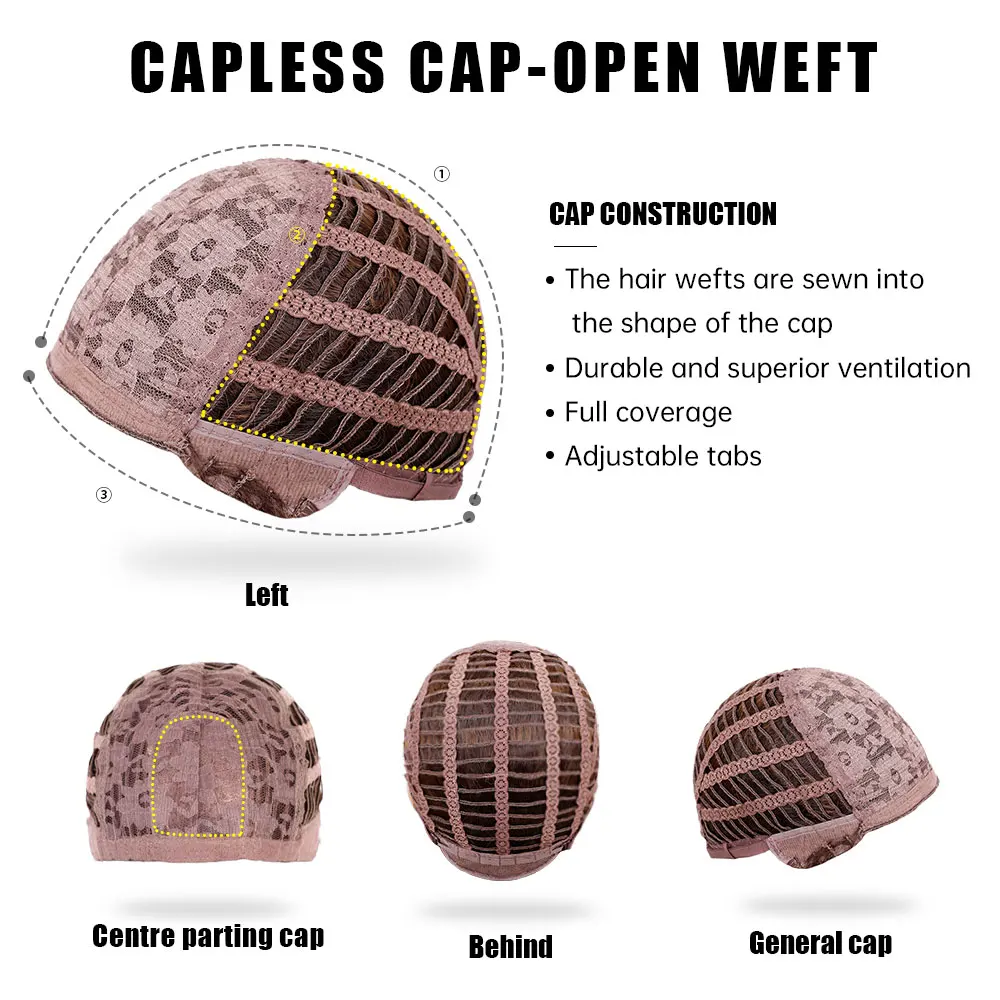 Красный длинный прямой синтетический парик с эффектом омбре генри маргу - Фотография_6