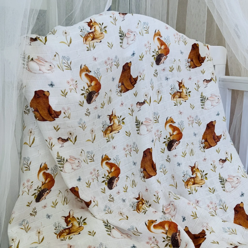 Новое парижское пеленальное одеяло из органического хлопка 2025 года - Фотография_6