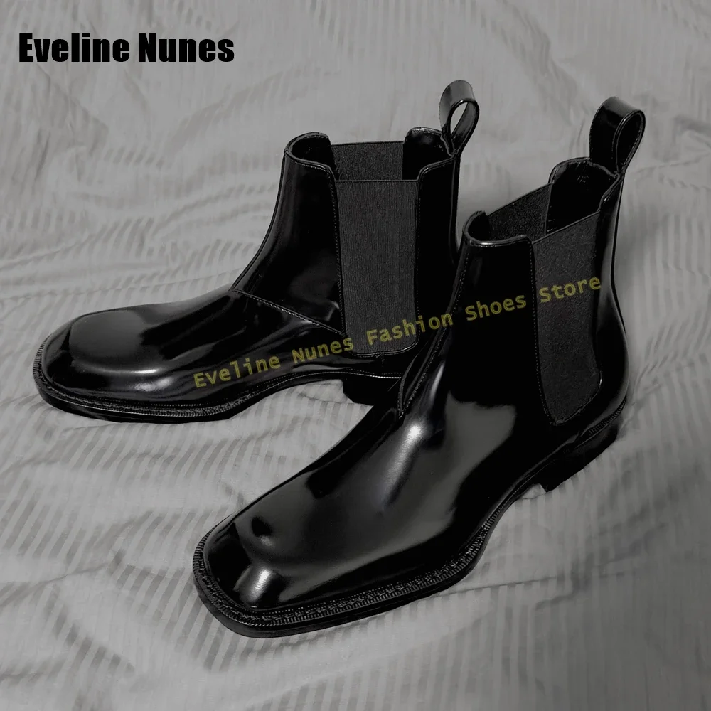 Ботинки челси с квадратным носком в стиле ретро