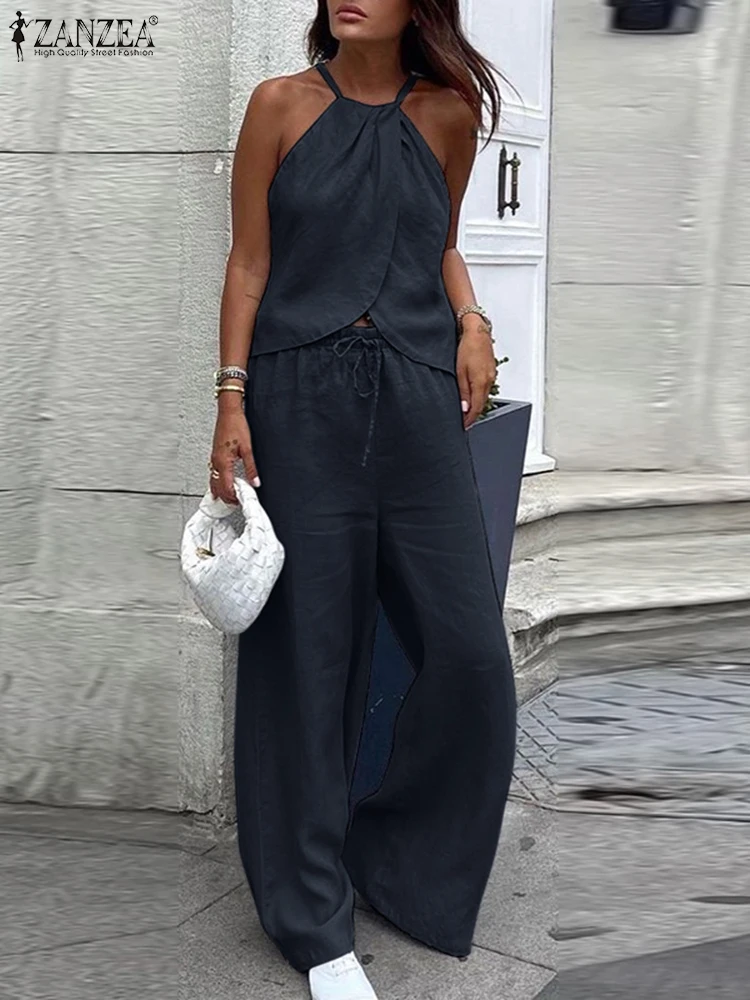 Zanzea женские летние комплекты брюк 2025 из 2 предметов - Фотография_3