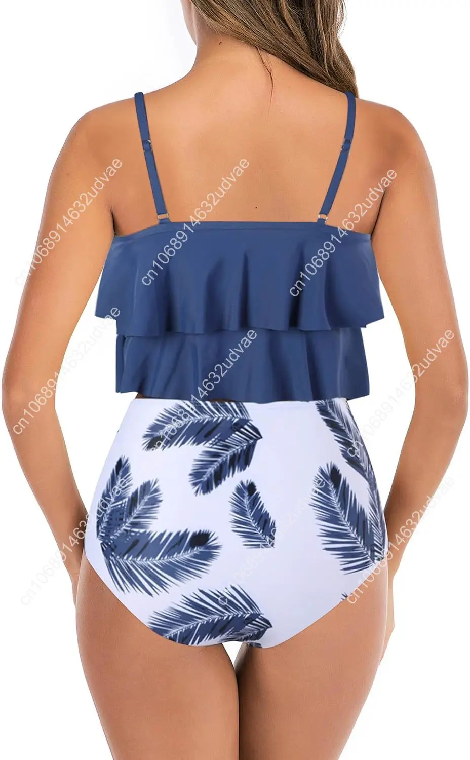 Женские купальники-танкини с рюшами - Фотография_2