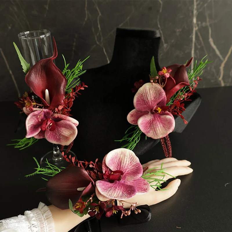 25021, розово-красный богемный - Фотография_2