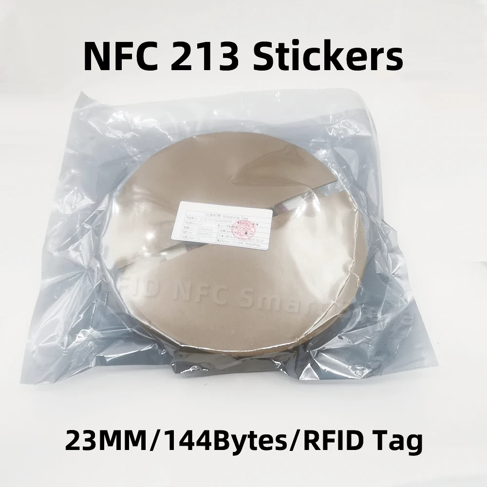 23 мм, белые наклейки nfc - Фотография_6