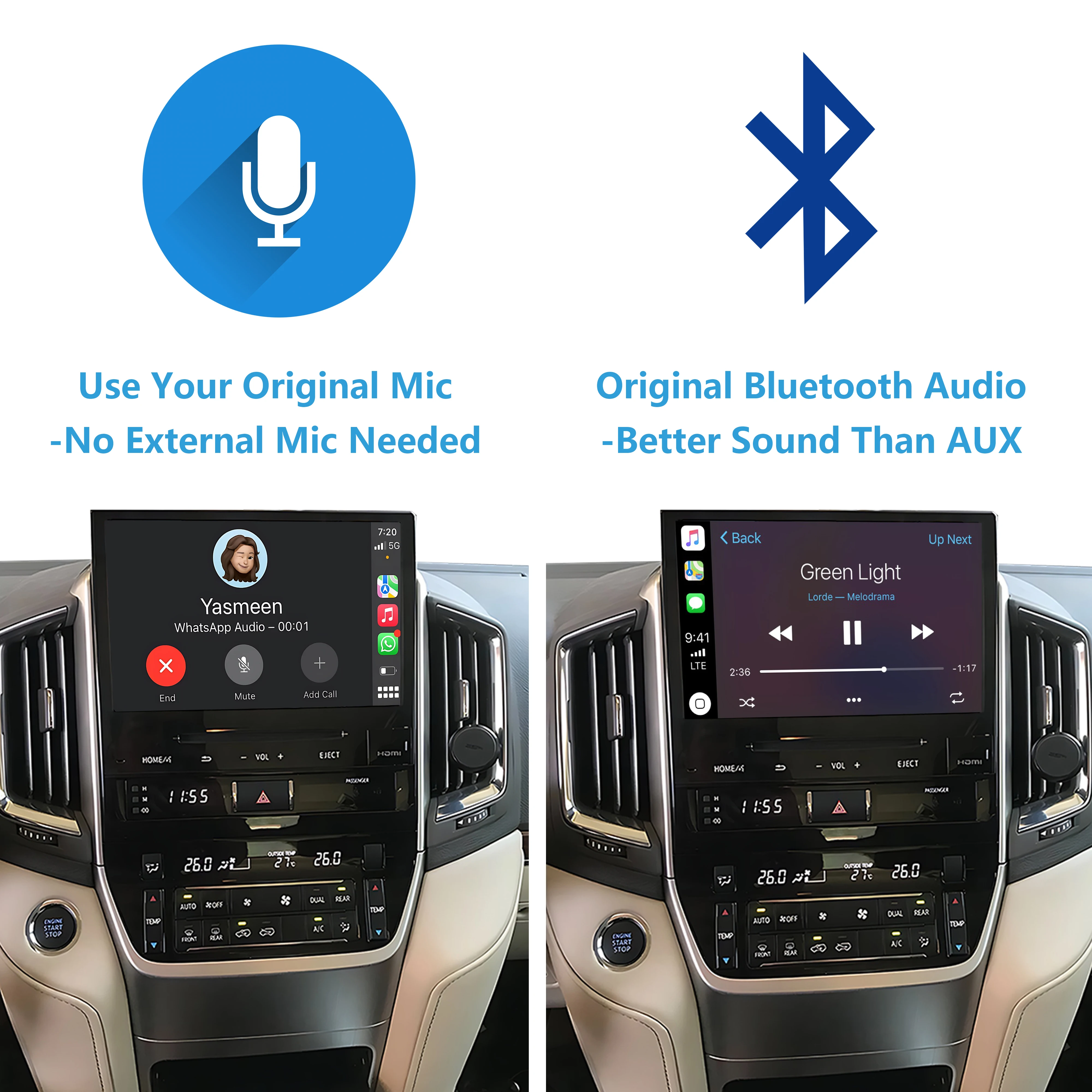 Apple carplay для toyota land cruiser - Фотография_3