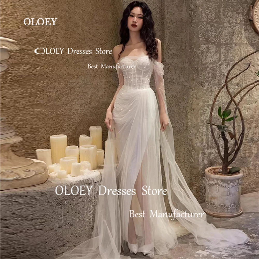 Oloey, изысканные свадебные платья цвета слоновой кости