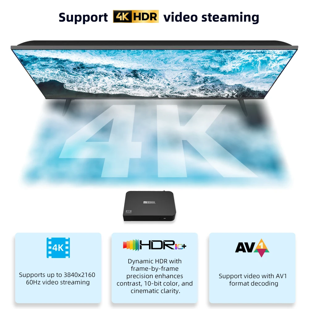 Mecool dvb t2 android tv box kt2 с android 11 - Фотография_5