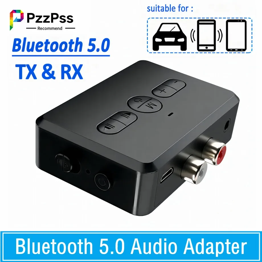 Bluetooth 5,0 аудио приемник передатчик rca 3