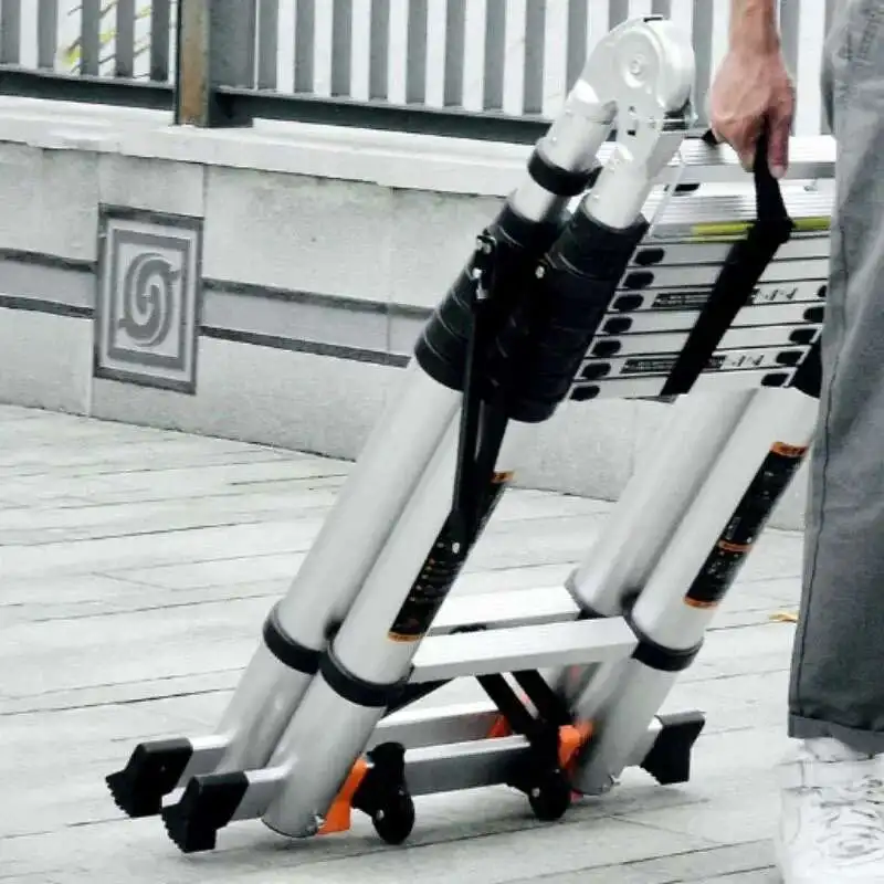 Телескопическая стремянка из сплава - Фотография_5