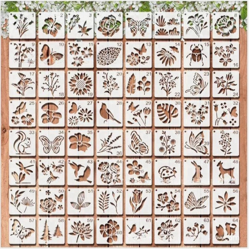 Шаблон для рисования растений и