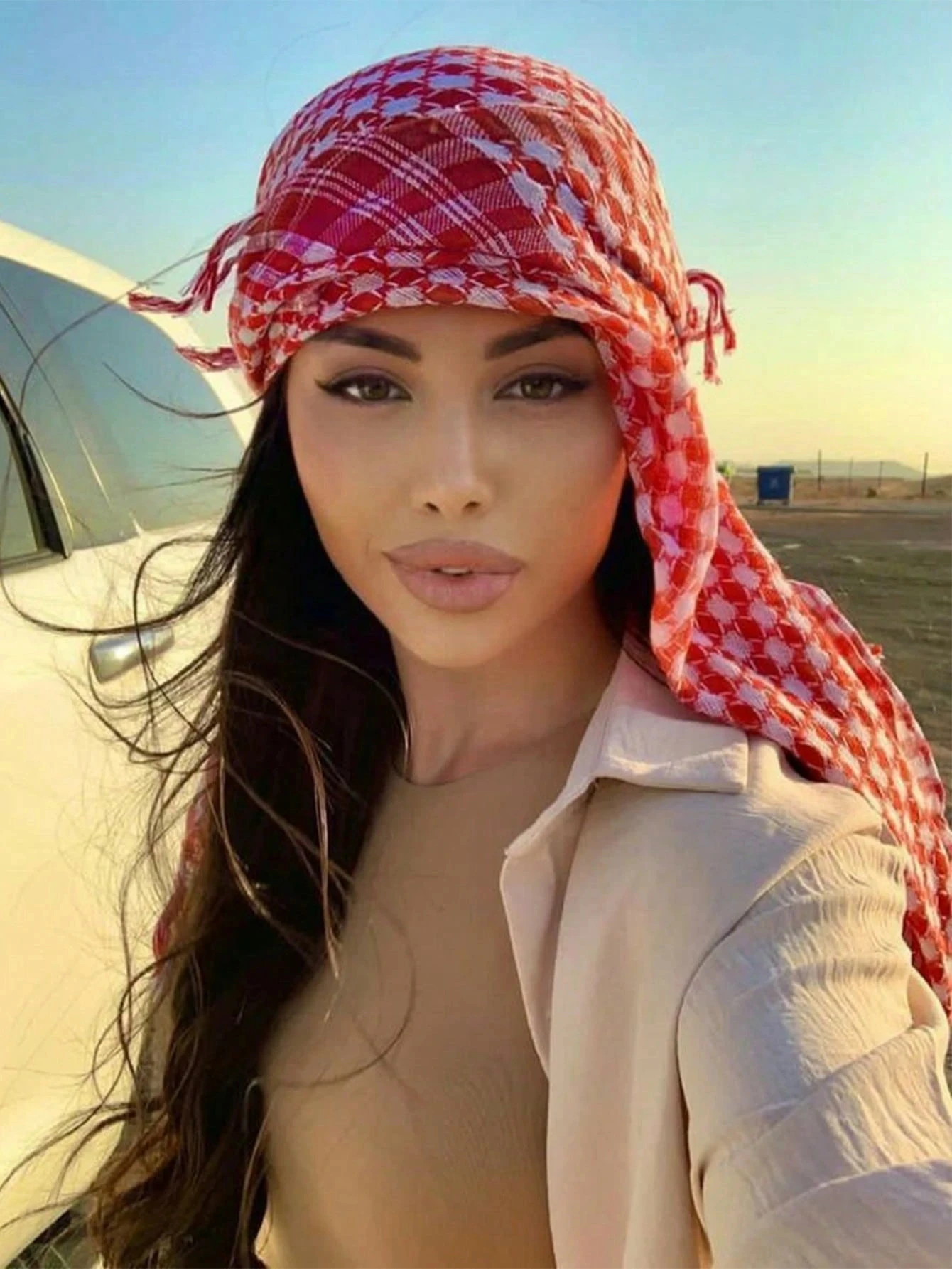 Квадратный платок в пустыне - Фотография_3