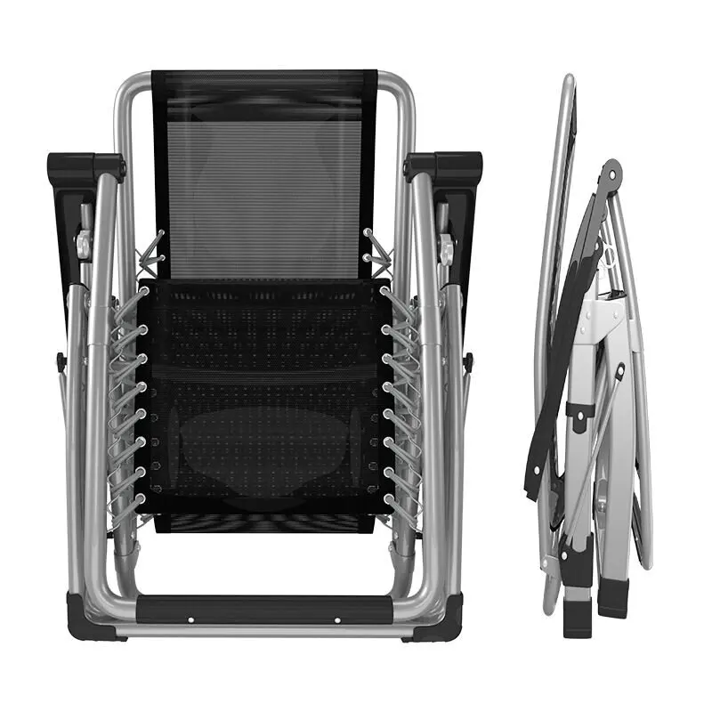 Легкий пляжный стул с нулевой гравитацией на открытом воздухе - Фотография_6