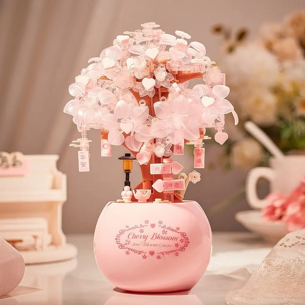 Со светом, строительные блоки для дерева сакуры - Фотография_5