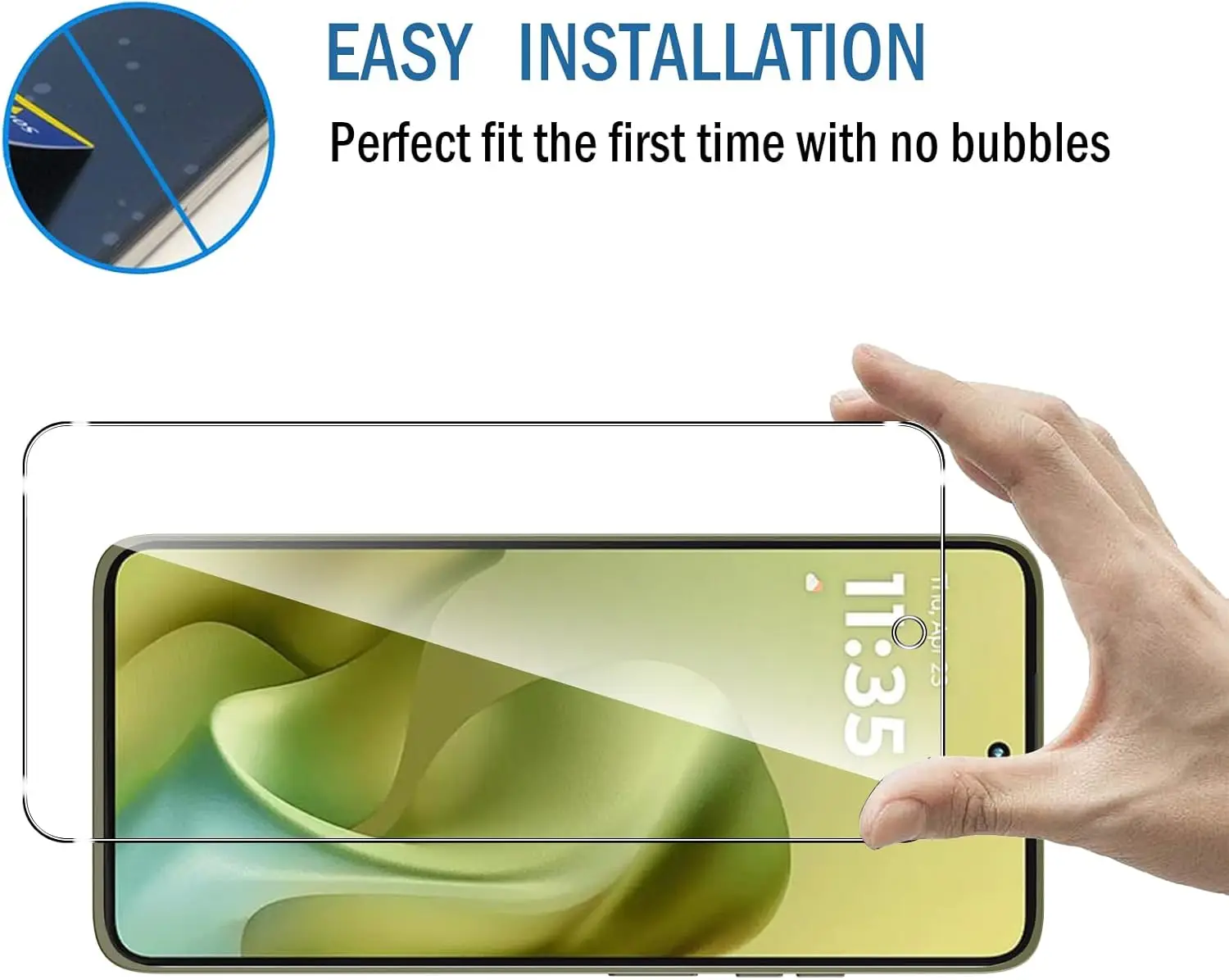 Для motorola g86 защитная пленка из закаленного стекла - Фотография_6