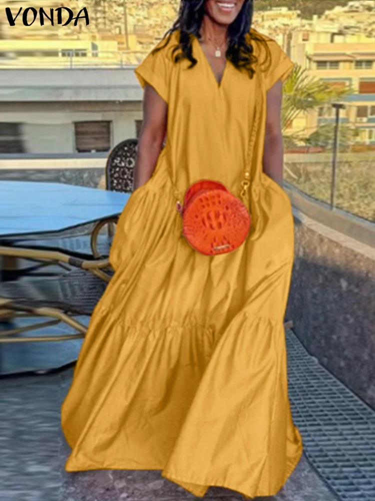 Женское богемное платье больших размеров vonda - Фотография_2