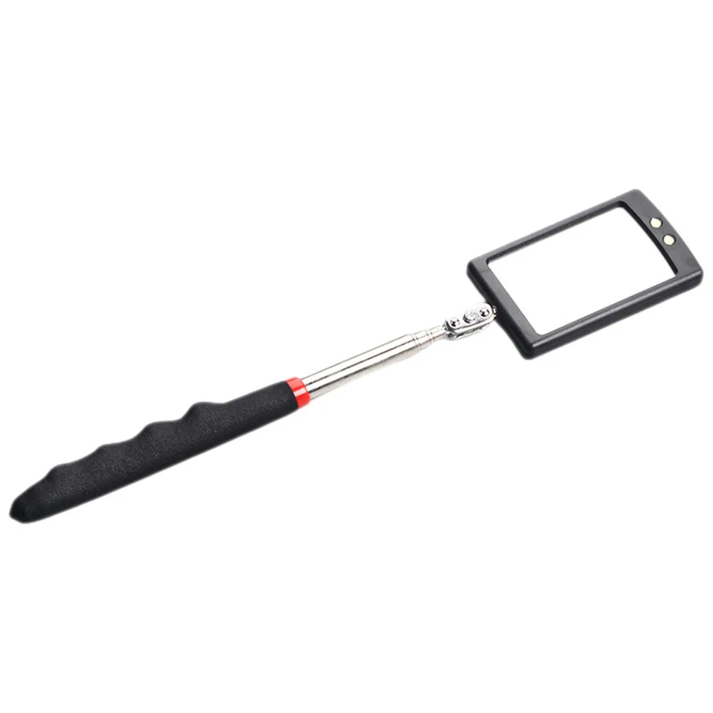 Телескопическое светодиодное инспекционное зеркало из нержавеющей стали - Фотография_6