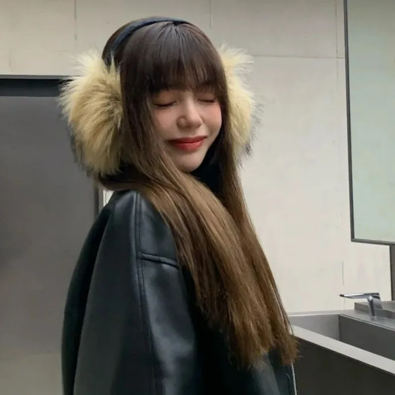Y2k наушники из искусственного меха норки - Фотография_4